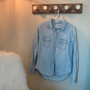 Universal threads, size S denim top.